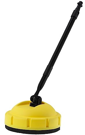 HEMOTON Hidrolavadora De Autos De Alta Presión Rotativa con Mango Largo para Limpieza De Patios, Garajes y Superficies Planas, Herramienta Doméstica De Plástico Resistente