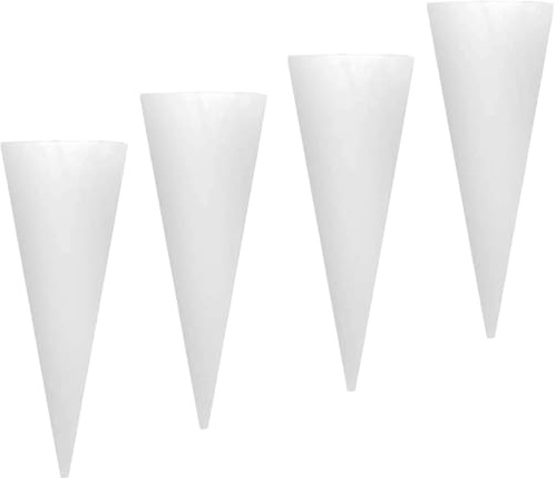 Hbbgdiy Vaso da Parete da 4 Pezzi, fioriera da Parete in Vetro sospesa a Forma di Cono, terrario per Piante da 6x2 Pollici per Piante idroponiche, Bagno, Arredamento per Soggiorno, Ufficio Domestico.