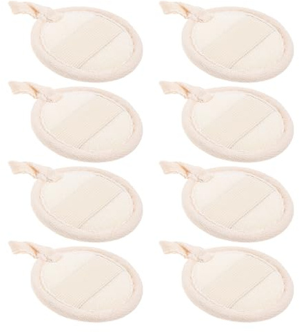 ELAYARD 8 Stück Teiliges Gesichts-peeling-pad Sanfte Hautpflege Tiefenreinigung Weiche Peeling-pads zur Entfernung Abgestorbener Haut Porenreinigend für Tägliche Anwendung bei Frauen und