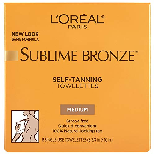 Loreal Paris Sublime Bronze self tanning Towelettes for body (3 Pack)