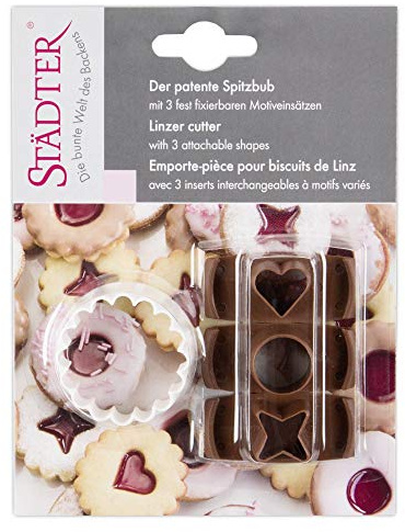 Staedter Haus Ausstechform Spitzbub mit Wellpappe, Mehrfarbig, 30 x 4 x 30 cm | cm