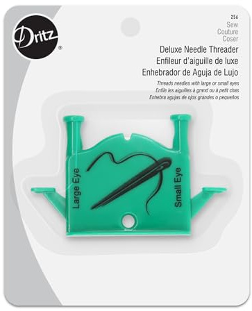 Dritz 256 Deluxe Needle Threader , Green