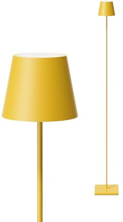 SIGOR Nuindie 1.0 LED Akku-Stehleuchte, sonnengelb | Dimmbar • Indoor & Outdoor • IP54 • 120 cm • Easy Connect • 12 h Leuchtdauer