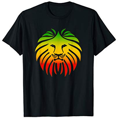 Like a Lion! Löwe Reggae Rasta Roots Jamaika Afrika T-shirt