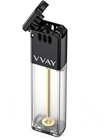 VVAY Benzinfeuerzeug Kreatives Einfaches Nachfüllbares (Verkauft ohne Benzin)