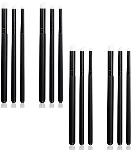 UNIMEIX Dry Brush Miniature Painting Dry Miniature Painting Set Hobby Detail Blending Brushes for Effortless Miniature Painting, Watercolor Paint(3X4 Pack)
