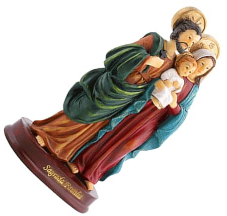 Amosfun Ornament weihnachtsdeko Tischdekoration Kunsthandwerk aus Kunstharz Wohnkultur heilige Familie dekor Krippendekoration Schreibtisch schmücken Marionette Zubehör Skulptur