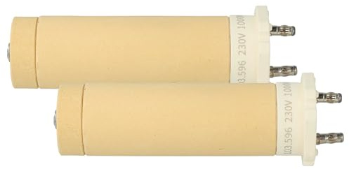 vhbw 2X Heating Element Compatible with Leister Triac S, at, ST Hot Air Welding Gun - Ceramic Heating Core, 3 x 10.3 cm