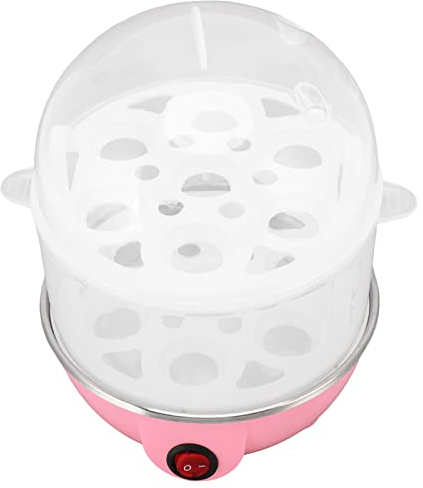 Cuociuova Domestico 350 W Grande capacità 2 Strati 14 Pezzi Uova Spegnimento Automatico Cuociuova in PP Durevole Sicuro con Misurino per ()