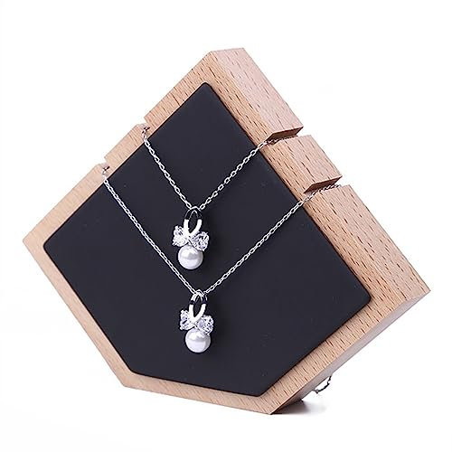 Présentoir à Bijoux Présentoir à bijoux en bois for la vente de colliers, pendentifs et chaînes, présentoir à colliers for boutique, vente au détail, petite entreprise, salon professionnel Porte Bijou