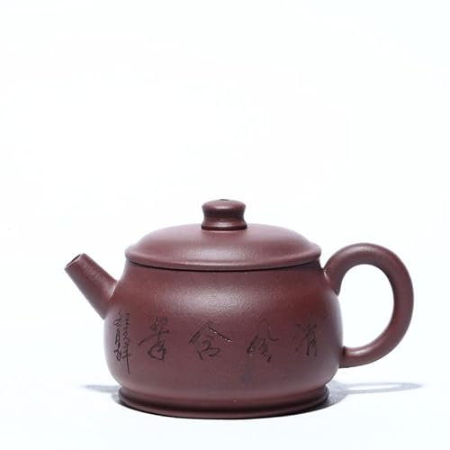 ABBNIA Tea Pot Zisha Pot Chinese Retro Style Handmade Zisha Pot Creative Pot-shaped Kung Fu Tea Set Tea Set Teapot