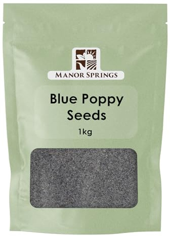 Blue Poppy Seeds 1kg by Manor Springs