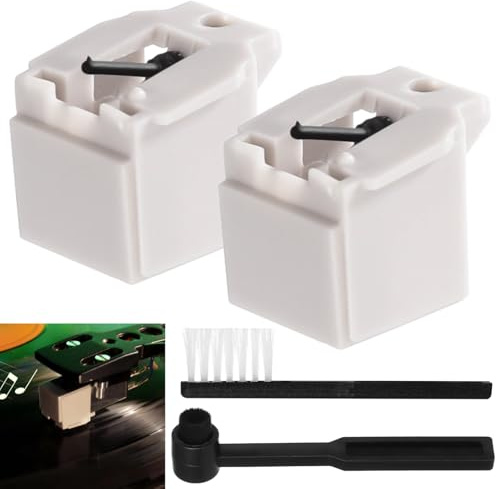 ATN3600L Replacement Stylus, Turntable Record Player Diamond Needle, Compatible with AT-LP60X,AT-LP60XBT, AT-LP60XBT-USB Turntable, Clean Brush Included (2)