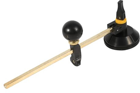 Nikou Coupe-Verre avec Cercle à Ventouse, Coupe-Cercle de Verre Réglable, Diamètre Maximal 40 cm
