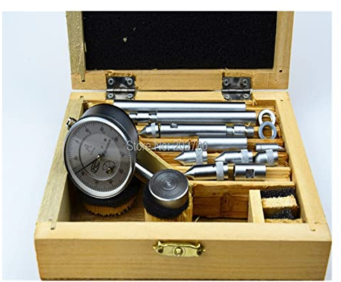 Reloj Comparador, Medidores de cuadrante de 60-150 mm de cigüeñal Medidor de cuadrante de distorsión de cigüeñal Calibrador de cuadrante for medir la extensión del cigüeñal para carpintería, talleres,