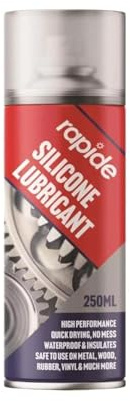 MIXEL Silicone Lubricant Spray, Reducing Friction and Wear, Easy-to-Apply, Perfect for Household, Automotive, Industrial Use, Ideal for Seals, Hinges, Cables, Bearings, 250ml, (1 Pcs)