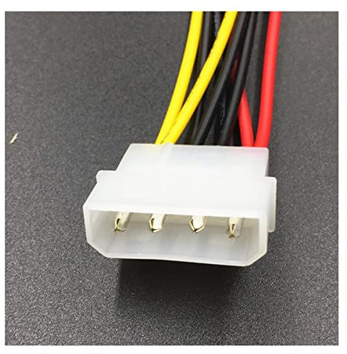 ROBAUN Cable de extensión de fuente de alimentación de 4 pines IDE a 2 discos duros en serie Cable adaptador de disco duro dual divisor ATA SATA Y(Molex to SATA)