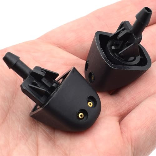 MEXWLOP Frontscheibenwischer-Waschwasserstrahl-Wasserdüsenschlauch 93160047 7700823915, for Renault, Trafic II X83, for Opel, for Vauxhall, Vivaro Primastar Auto-Scheibenwaschdüse(2pcs Nozzles)