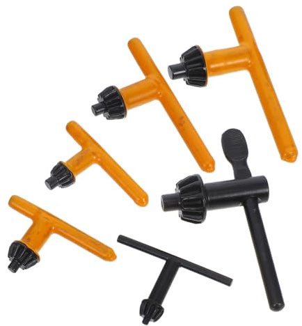 Vaguelly 6 Llaves De Mandril Para Taladro Repuesto De Llave De Mandril Para Taladro De Columna Accesorios Para Taladro De Columna Llave De Mandril Para Taladro De Columna De Acero