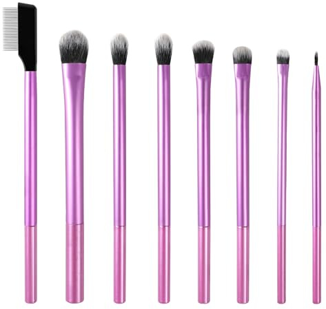 OFFCUP Pinceaux de Maquillage Set, Ensemble de Pinceaux de Maquillage Pinceaux pour Crayon Yeux et Sourcils Fard à Paupières, Outils De Maquillage Quotidiens pour Passionnée de Maquillage