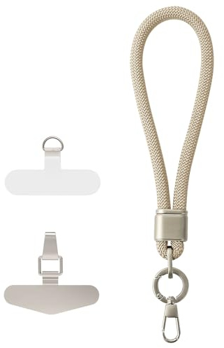 MORSUNBELA Mobiltelefonkedja justerbar mobiltelefonrem för upphängning, handledsrem mobiltelefon, anti-förlust snodd mobiltelefon halsband, för mobiltelefonnycklar, etc.