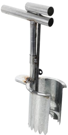 Hemobllo Outil De Plantation De Bulbes Transplantoir à Base Dentelée Bouchon De Gazon Robuste Pour Creuser Pour Planter Des Bulbes De Fleurs