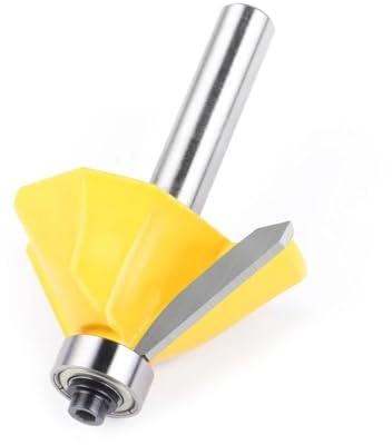 1/8 stücke 8mm Schaft 45 Grad Abschrägung Router Bit Holzbearbeitung Fräser Trimmen Maschine Gravur Werkzeuge(8X19.05mm)