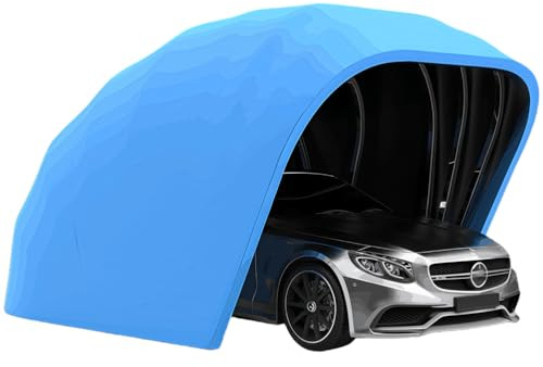 Tienda de campaña retráctil resistente para coche, garaje portátil al aire libre para protección contra todo tipo de clima en estacionamientos y jardines