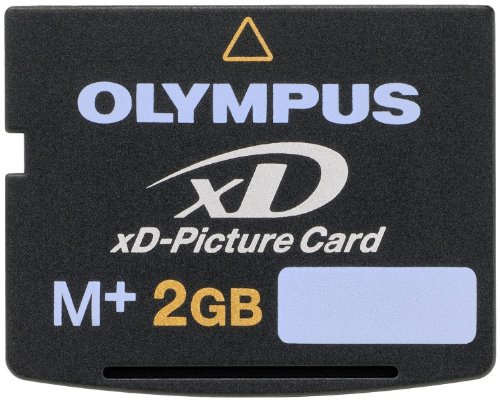 Olympus xD-Picture Card Type My - Tarjeta de Memoria (2 GB, 3.3V, 2g, 20 x 25 x 1,7 mm), Color Negro