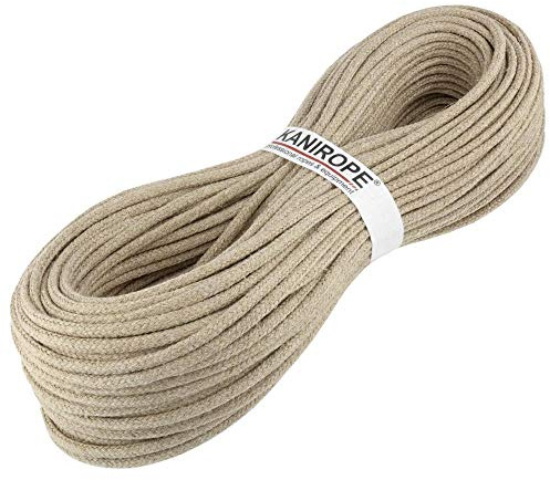 Kanirope® Hanfseil Seil Hanf HEMPBRAID 12mm 10m 16-fach geflochten