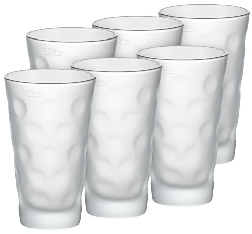 Pfalzkind Premium Dubbeglas für Schoppen (6 Stück 0,5l satiniert/matt) - Schoppenglas zum Genuss von Pfälzer Wein, Schorle oder Riesling original Pfalz Dubbegläser