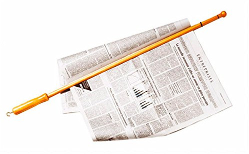 Garcia de Pou - Bastone per giornali, 81 cm, in legno, marrone, taglia unica