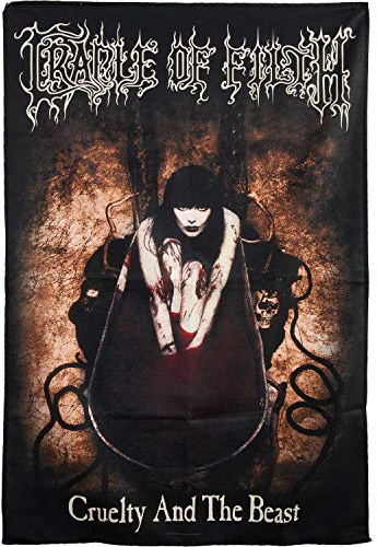 Band Monkey Cradle of Filth Textile Poster Cruelty and The Beast