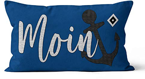 Hamburger SV HSV Nickikissen Moin 45 x 26 cm