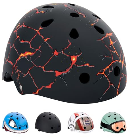 Hornit Kids Multi-Sport Helmet for Bike, Skateboard, Skating, Scooter and BMX