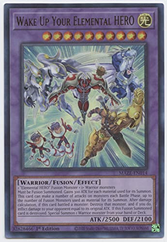 Despierta a tu héroe elemental - MAZE-EN014 - Ultra raro, 1ª edición