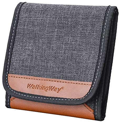 Walking Way Lens Filter Pouch 3 Pocket Lens Filter Case Photography Filter Carry Case Camera Lens Filter Holder Bag for Round Filter Up to 82mm and P Square Filter