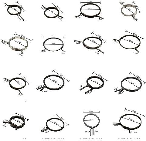 Ressort de torsion de poignée de poignée de porte personnalisé utilisé pour serrure électronique antivol ressort de verrouillage de porte 10 pièces/lot-FMTB-MSNH-20