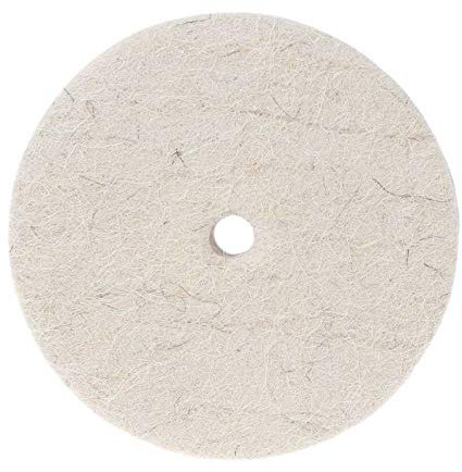 BomDog Mola Lucidante, 1 Pezzo Mola per Trapano Mola Lucidante Feltro Disco Abrasivo per Smerigliatrice da Banco Utensile Rotante/125Mm
