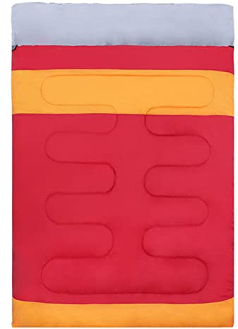 Miuxe Doppelschlafsack Für Erwachsene, Paare, Verwendung In 3 Jahreszeiten, Warmes Und Kühles Wetter, 2-Personen-Schlafsack Für Rucksacktouren, Wandern Und Camping