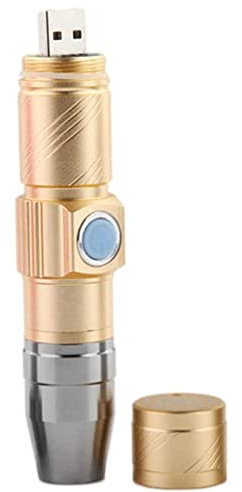 EILKhnLKE Secador de uñas LED UV - Mini Linterna de luz de curado portátil for Arte de manicura con Tiempo de Secado rápido - Herramientas de Pulido Dorado incluidas/322