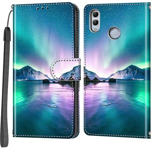 Funda para Huawei P Smart 2019 / Honor 10 Lite, con Ranura para Tarjeta Magnético Cuero Flip Carcasa Fundas Móvil de Tapa Libro Compatible Huawei P Smart 2019 / Honor 10 Lite