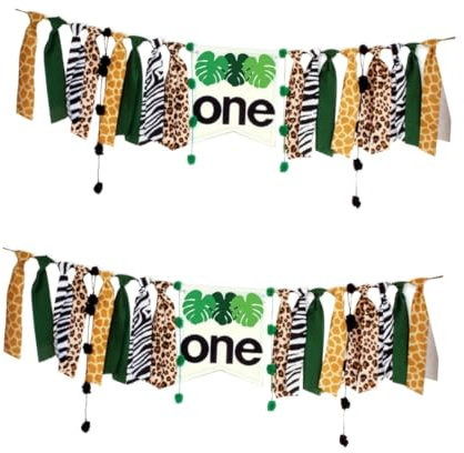 Vaguelly 2 Stücke Entzückende Baby Geburtstag Dekorationen Baby Ersten Geburtstag Banner Party Bunting Für Venue Layout