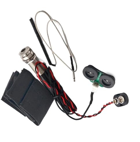 Akustikgitarre Endpin Output Preamp Pickup Kit Mit Lautstärke- Und Tonabstimmungsknopf