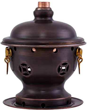 Chinese Hot Pot,Copper Hot Pot, Fondue Pots Alcohol Stove Copper Pot Small Hot Pot Commercial Edging Stove Single Copper Hot Pot Household Pure Copper Small Pot