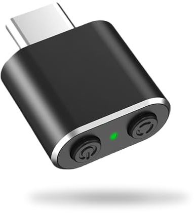 AXFEE 3 Modi Maus Jiggler, USB C Mouse Mover mit EIN/AUS-Schalter, Schwarz | Nicht Nachweisbar Type-C Mouse Mover, Maus Beweger, Treiberfrei, Plug&Play,Hält Computer/Laptop Wach, Mausbeweger Homeoffice