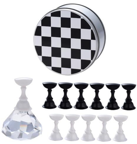 Vaguelly Supporto Per Esercitarsi Con La Nail Art 12 Pezzi Espositori Per Unghie Sagomate - Uso A Lungo Termine Con Squisita Fattura