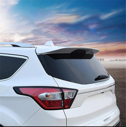 UAGFDFF Alerón Maletero Coche Alerón Trasero De Plástico ABS para Ford para Kuga 2013-2018 Spoiler Alerón Trasero(Blanco)