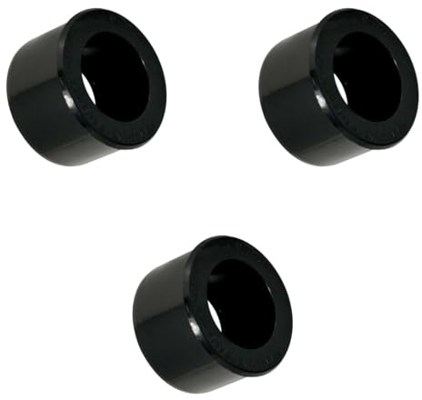 Plumbing Waste Reducer, 40mm to 32mm, Black Solvent Weld, Pack of 3