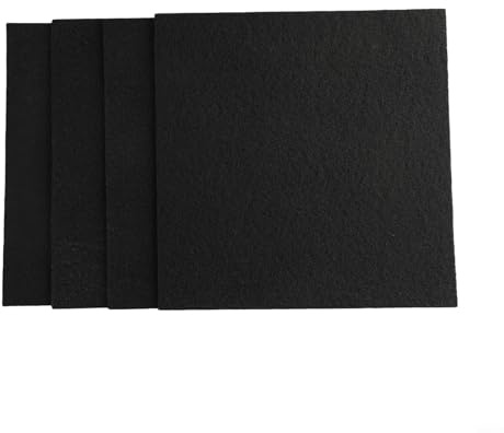 Kit filtro a carbone attivo 4PCS per prestazioni di pulizia dell'aria migliorate